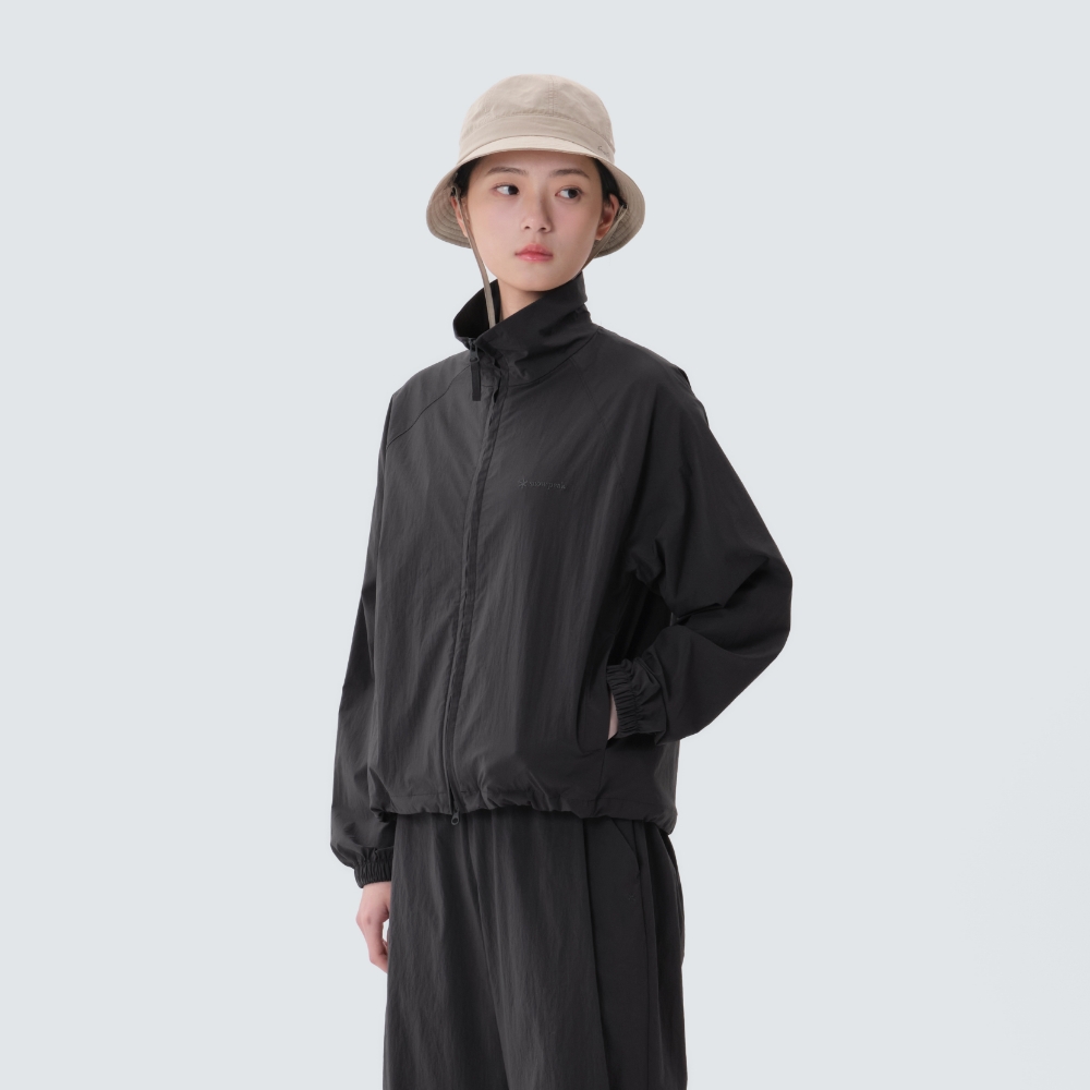 루트 여성 스탠드넥 바람막이 Charcoal