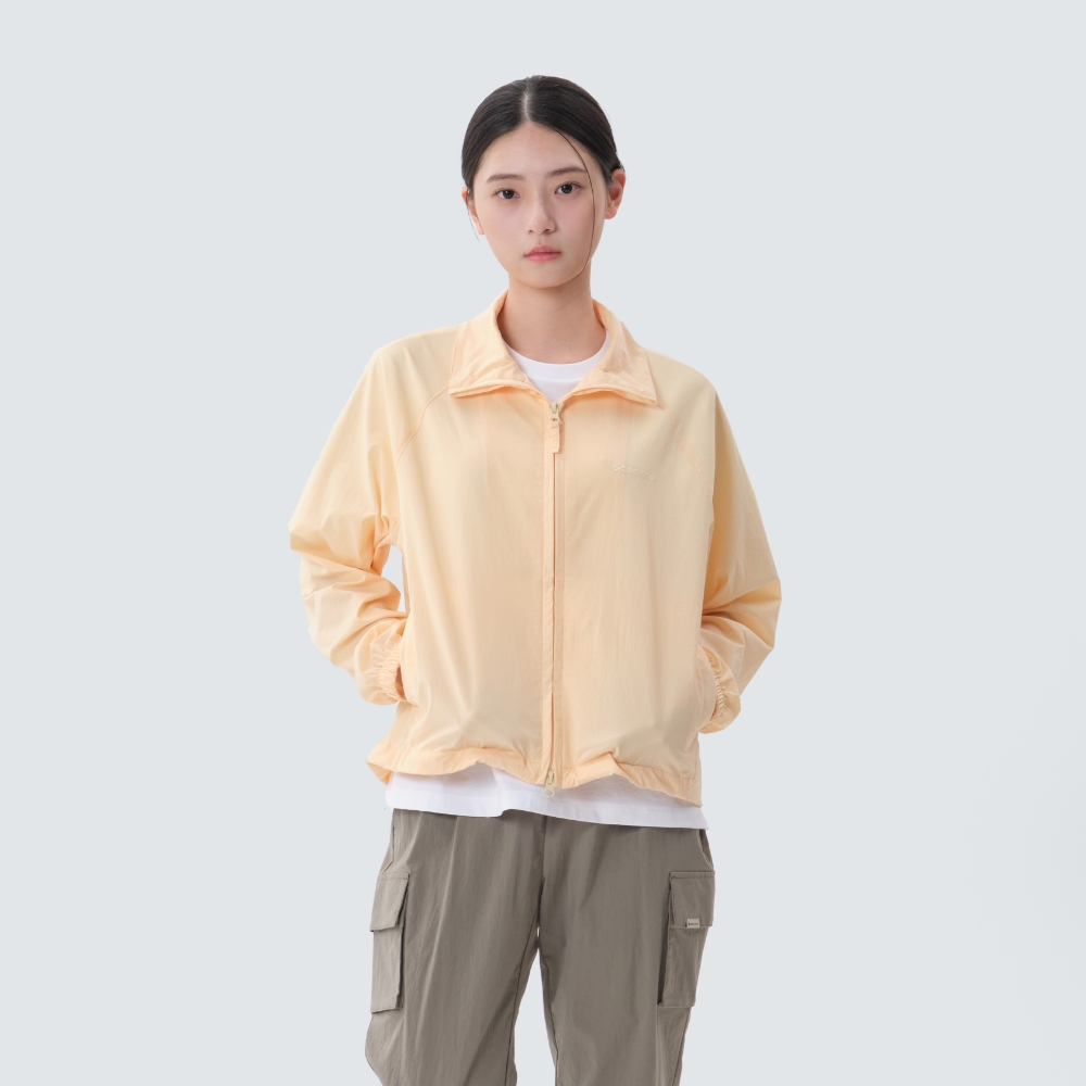 루트 여성 스탠드넥 바람막이 Light Yellow