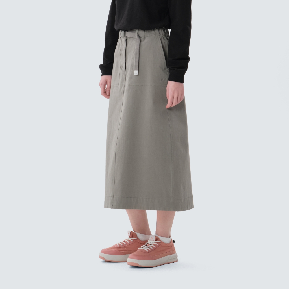 워크 조디악 스커트 Khaki Gray