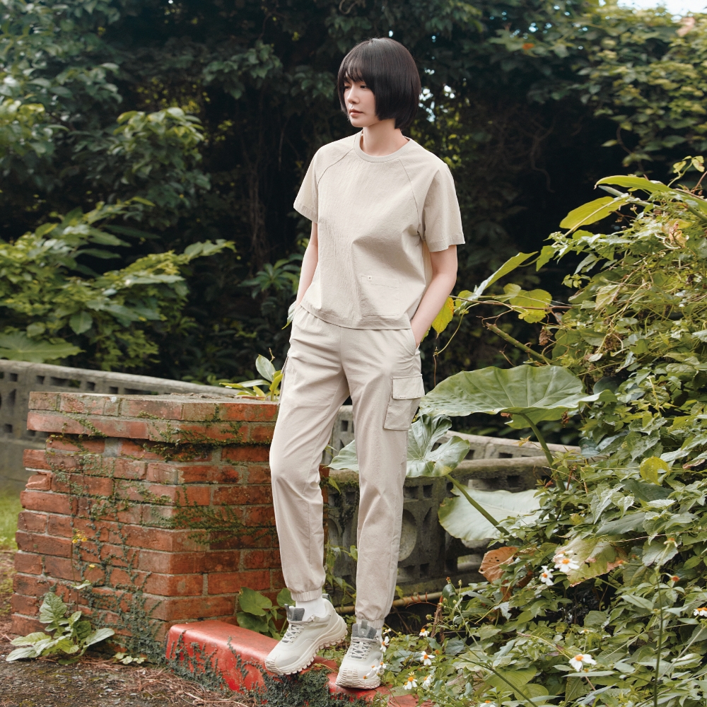 루트 여성 카고 조거 팬츠 Light Beige