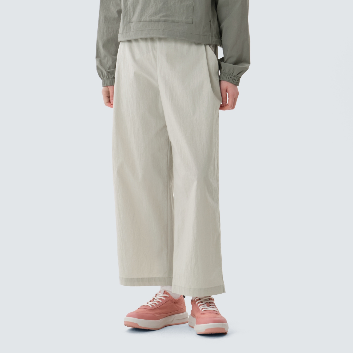 루트 여성 와이드 팬츠 Light Beige