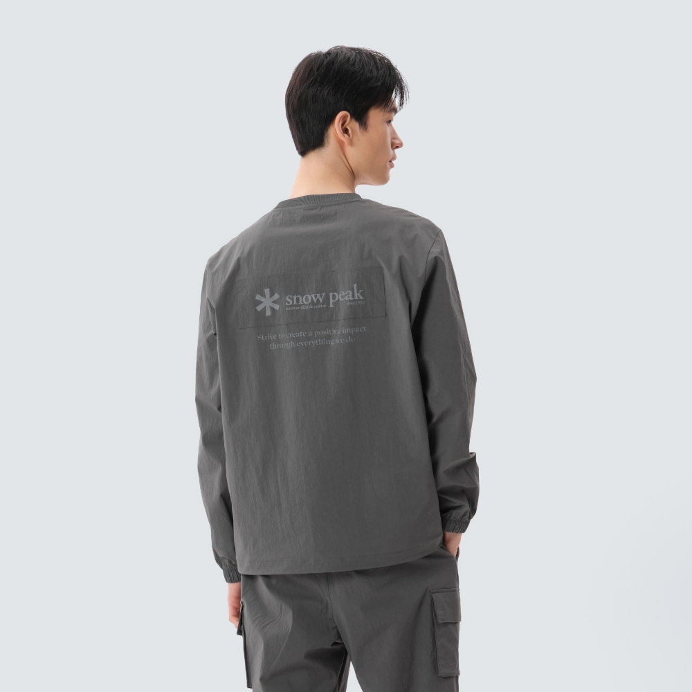 루트 우븐 패치 맨투맨 Dark Gray