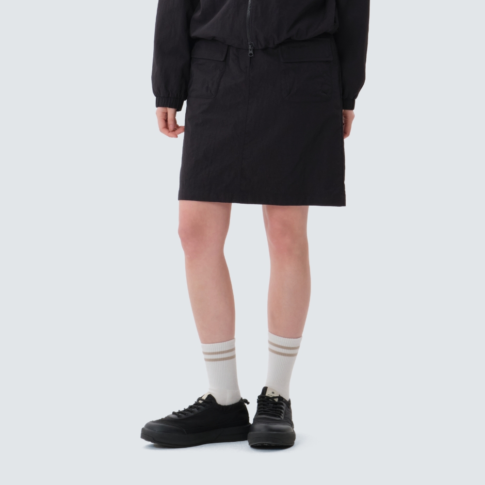 트윌론 미디 스커트 Dark Charcoal