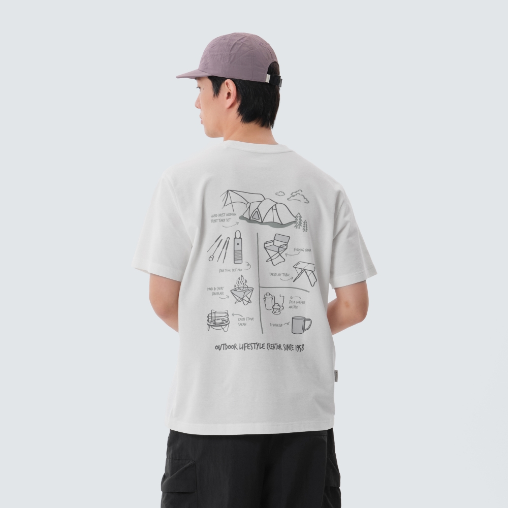 소로나 기어 반팔 티셔츠 Off White