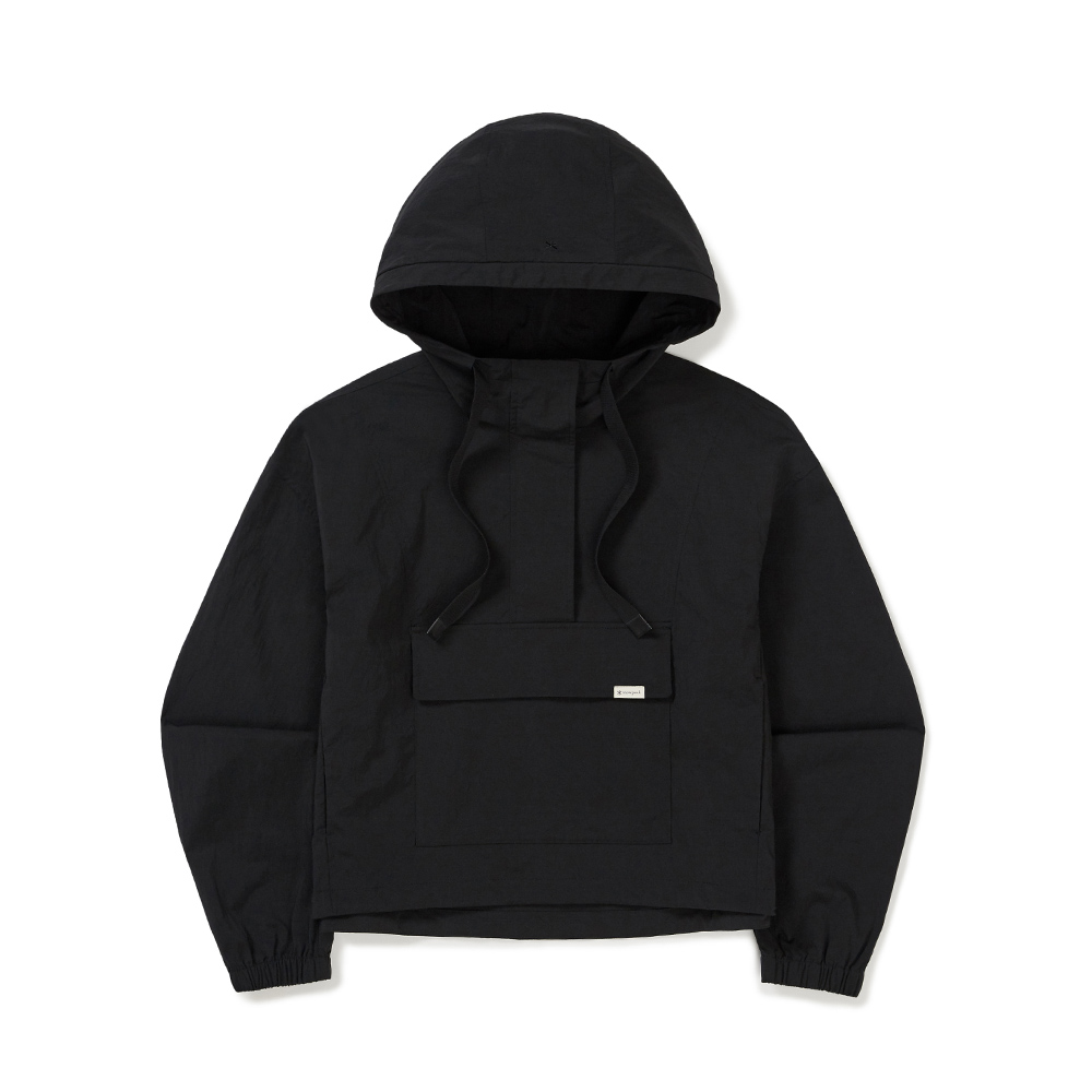 루트 여성 크롭 아노락 Black