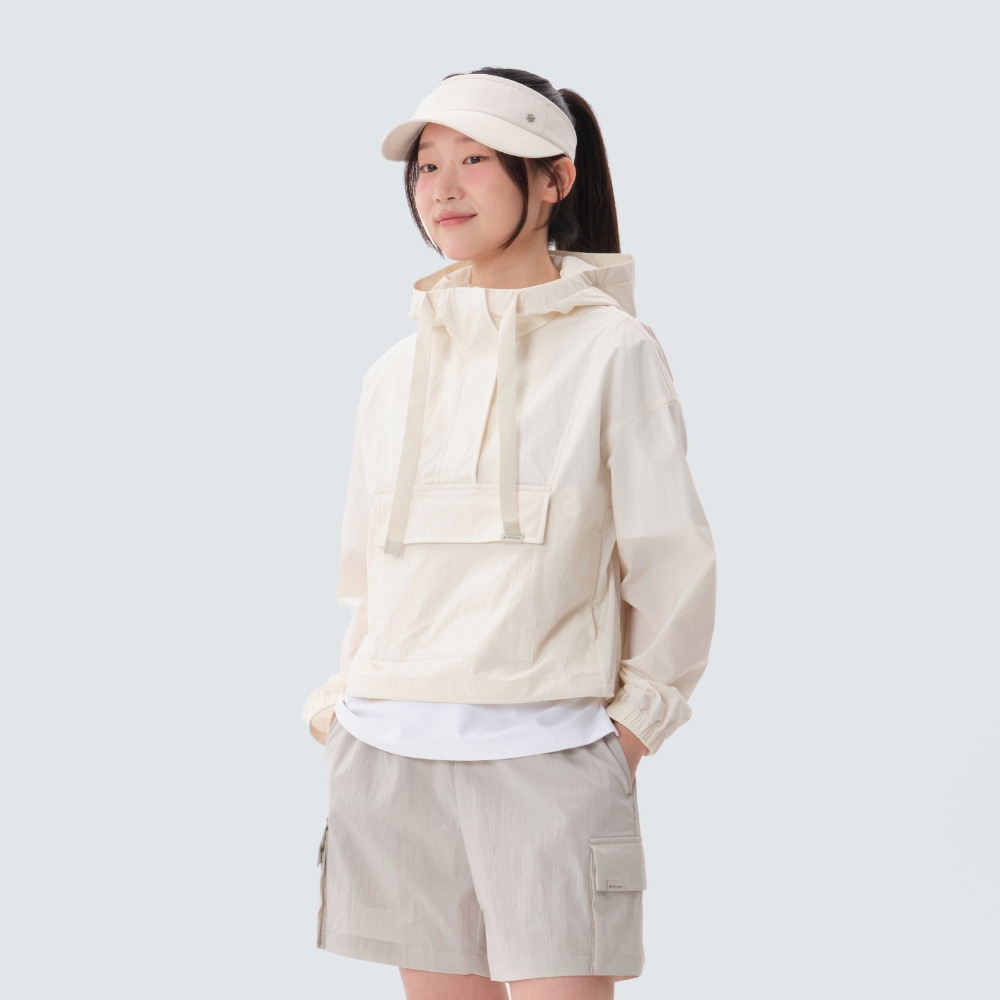 루트 여성 크롭 아노락 Butter Ivory