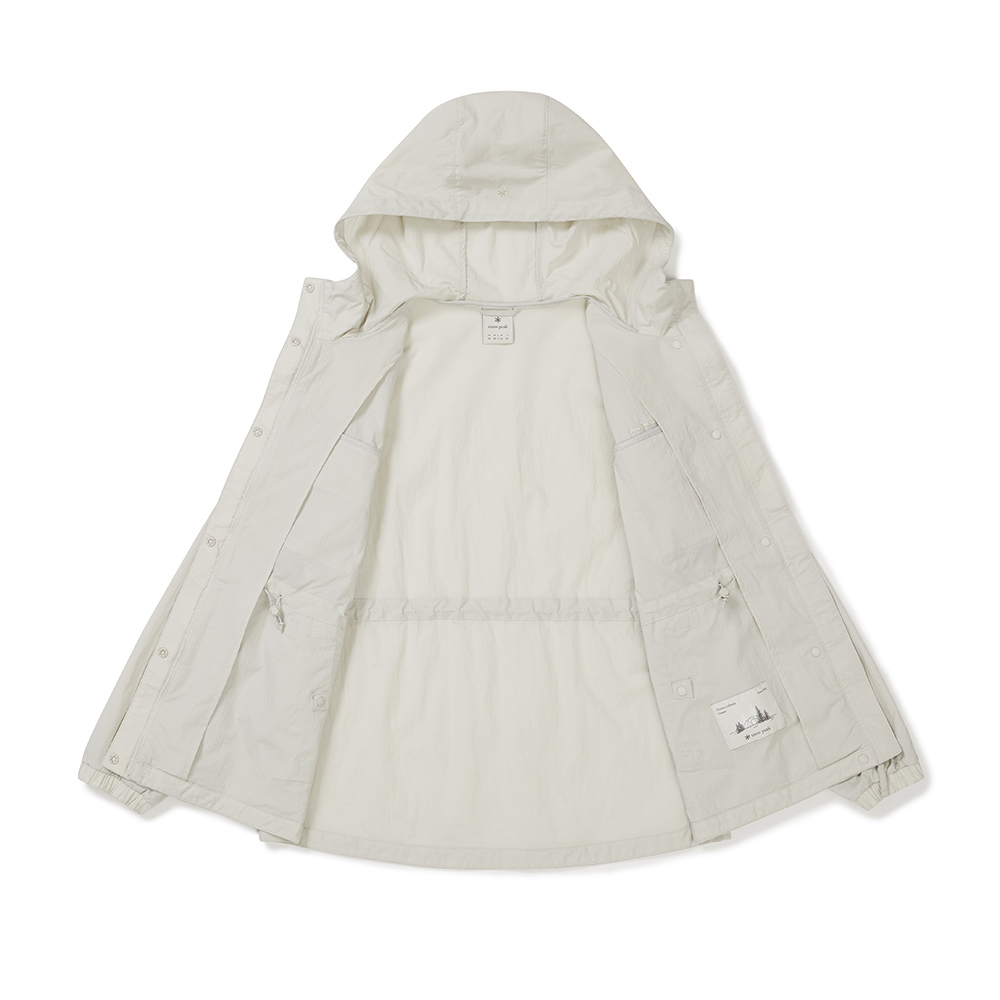 루트 여성 중기장 바람막이 Light Beige