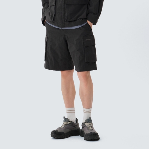 페이퍼리 카고 반바지 Dark Charcoal