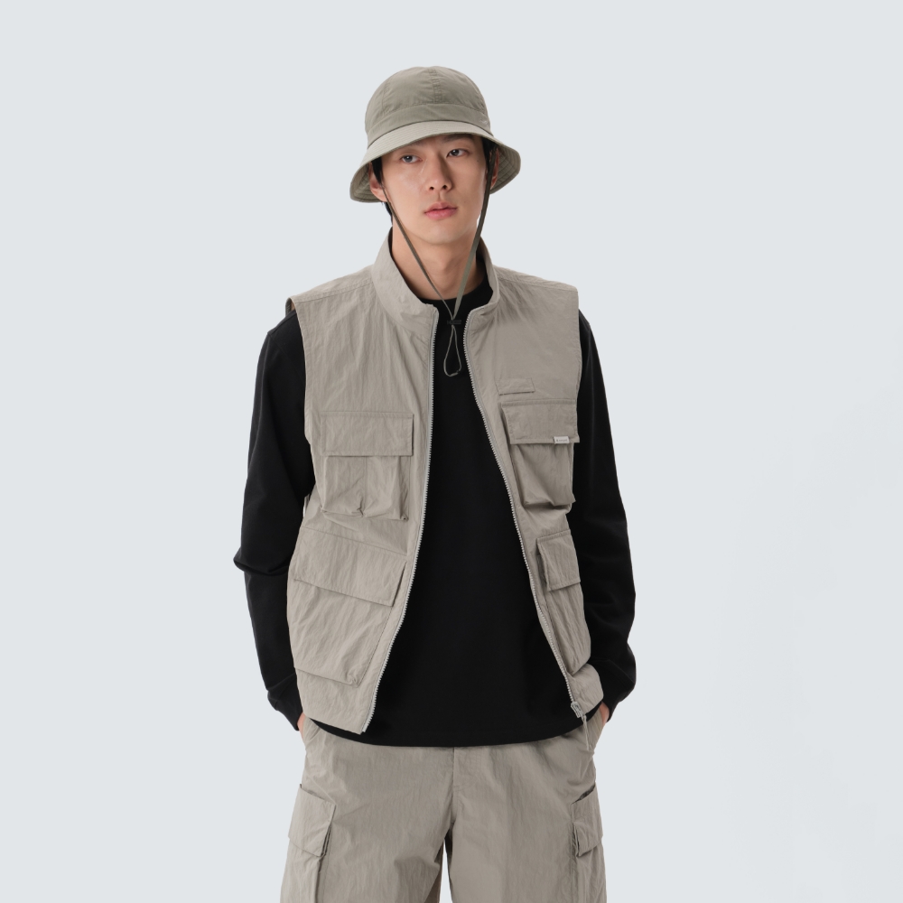 페이퍼리 베스트 Beige