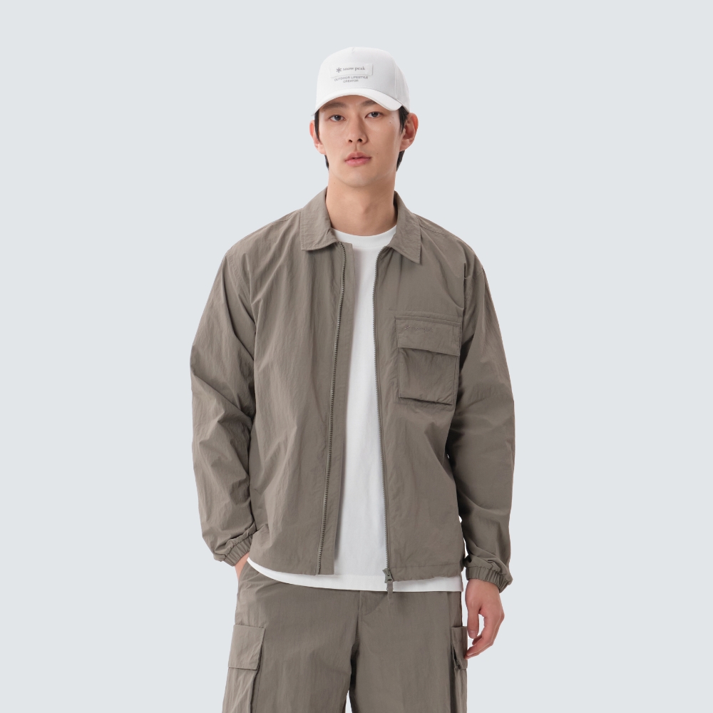 페이퍼리 셔츠 자켓 Vintage Khaki