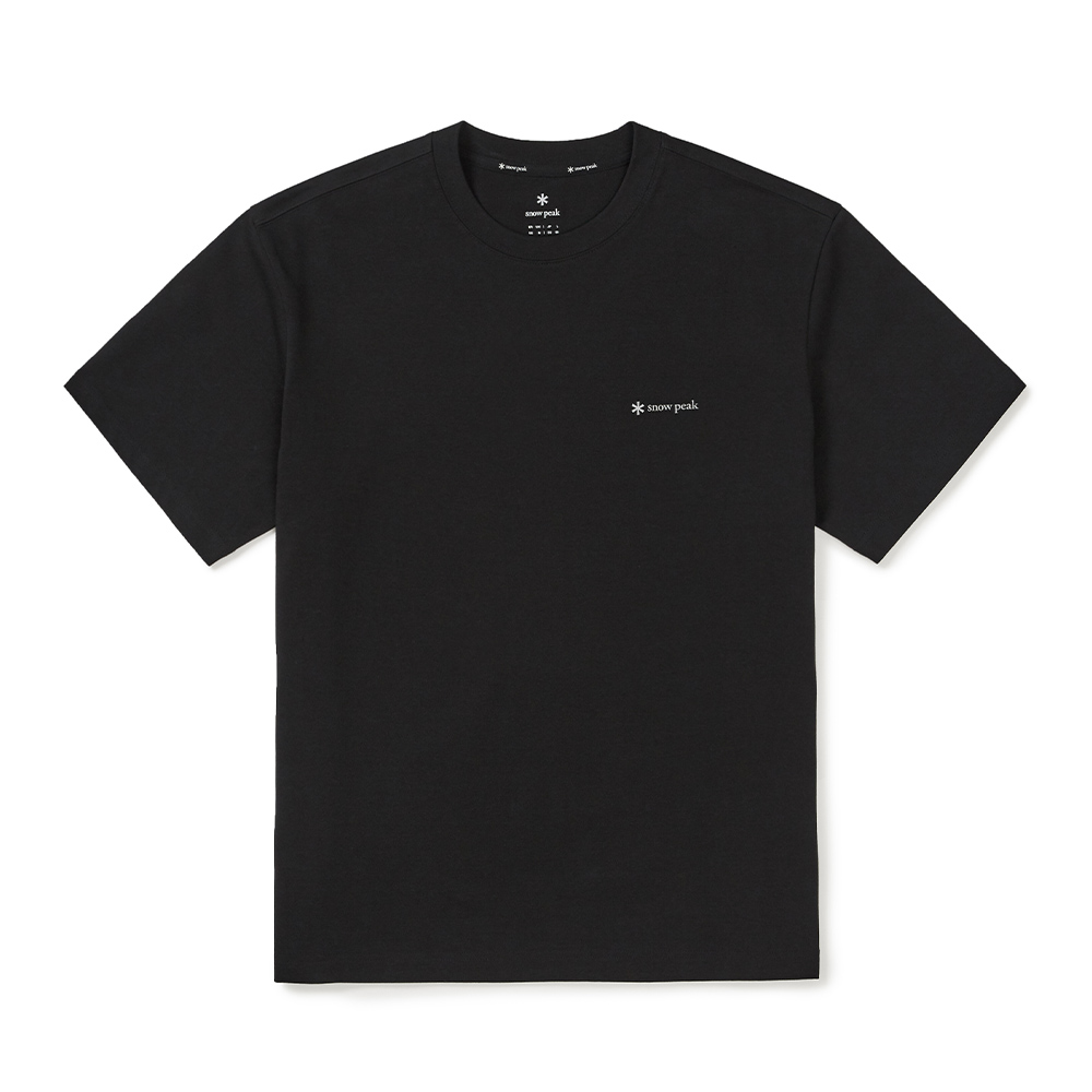 에어로쿨 스몰로고 반팔 티셔츠 Black