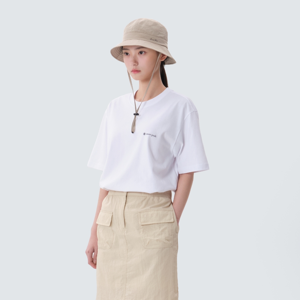 에어로쿨 스몰로고 반팔 티셔츠 White