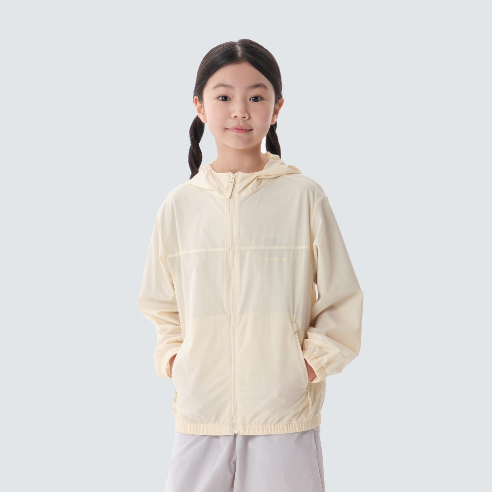 키즈 경량 바람막이 Pastel Yellow