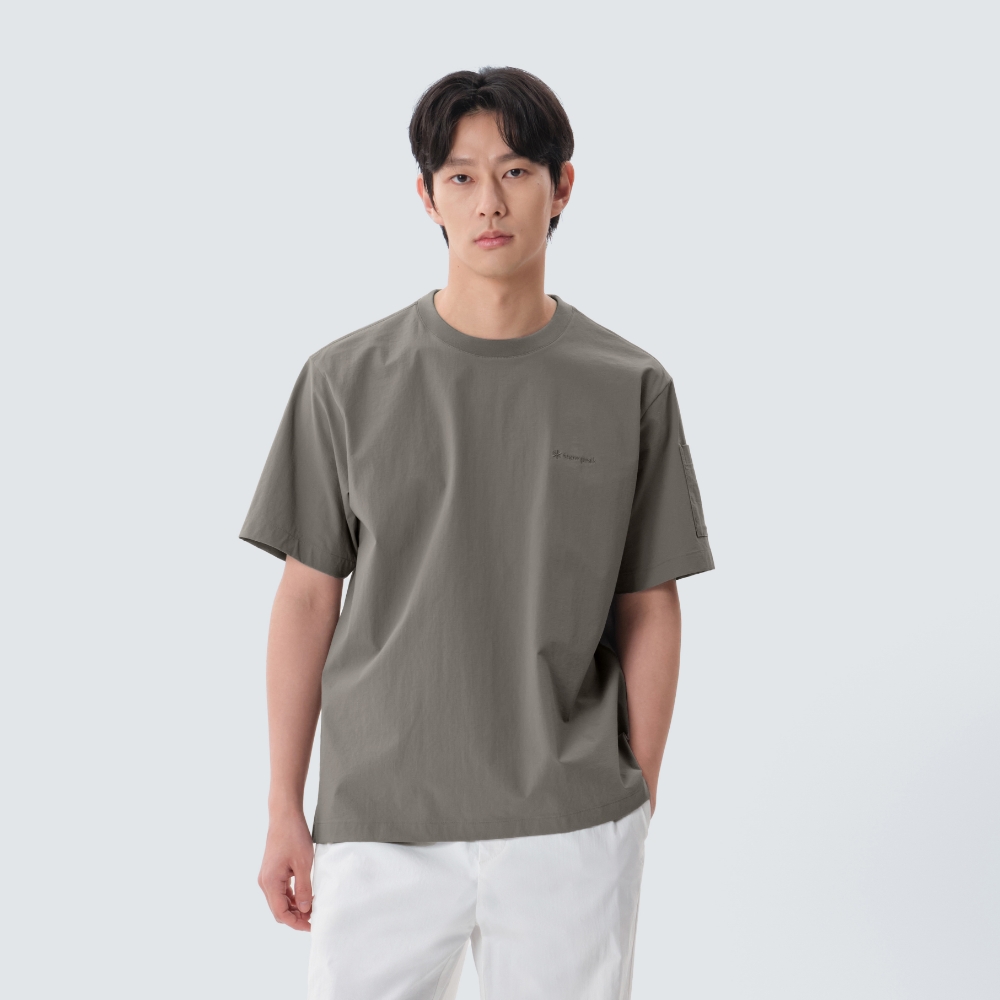 코듀라 반팔 티셔츠 Vintage Gray