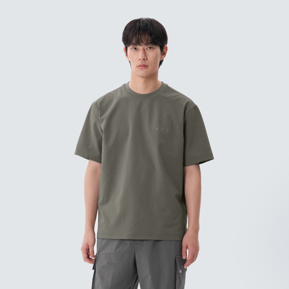 클래식 우븐 반팔 티셔츠 Dark Khaki