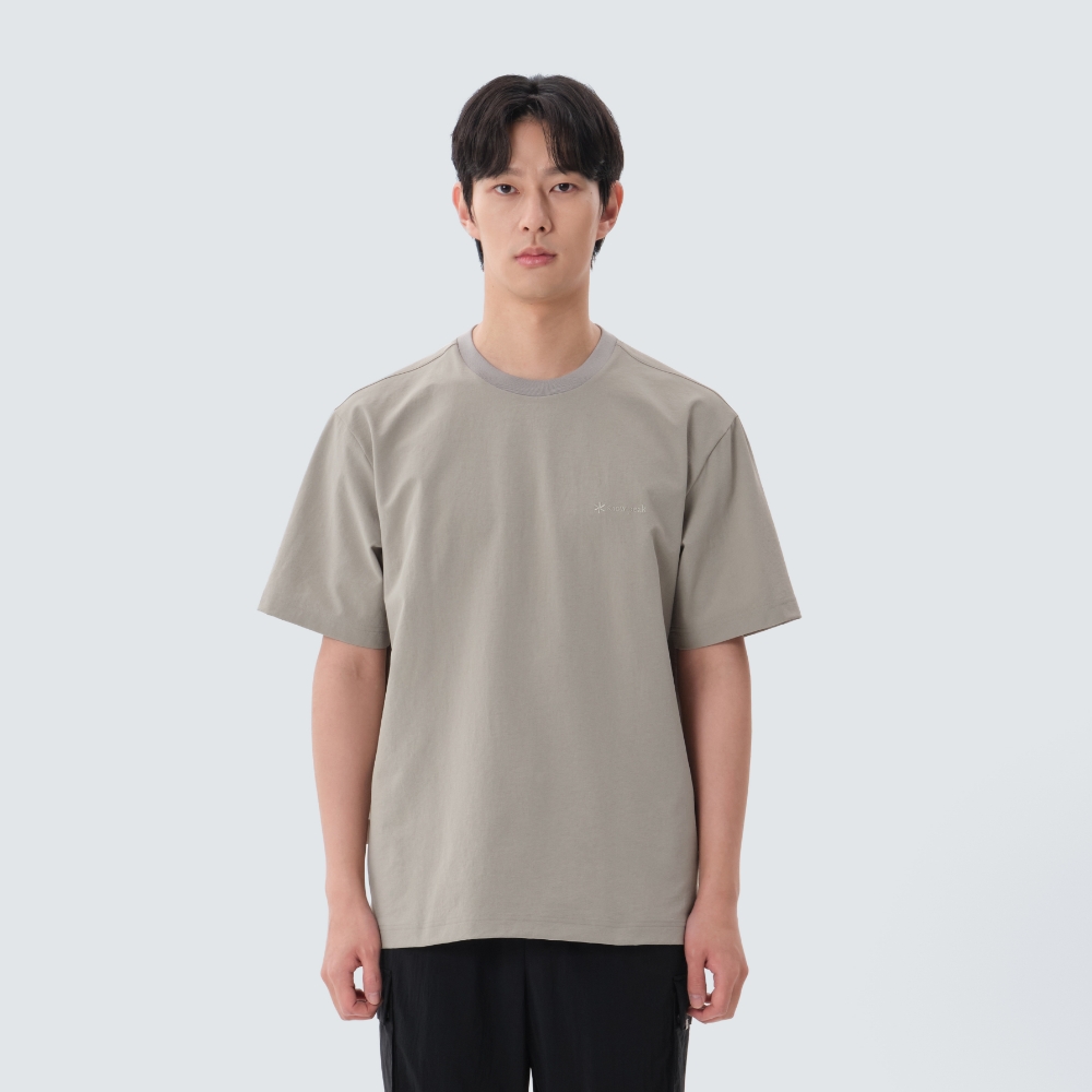 클래식 우븐 반팔 티셔츠 Fog Gray