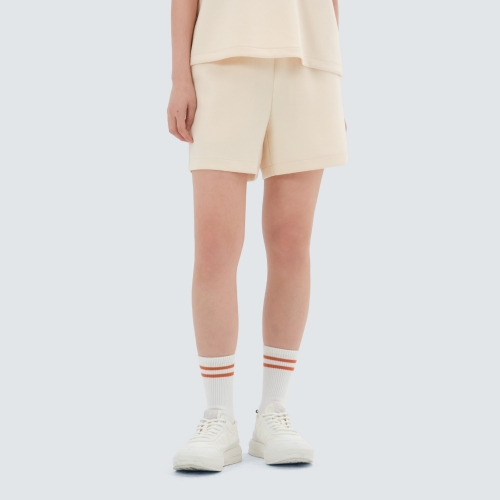 실키 여성 반바지 Pastel Yellow