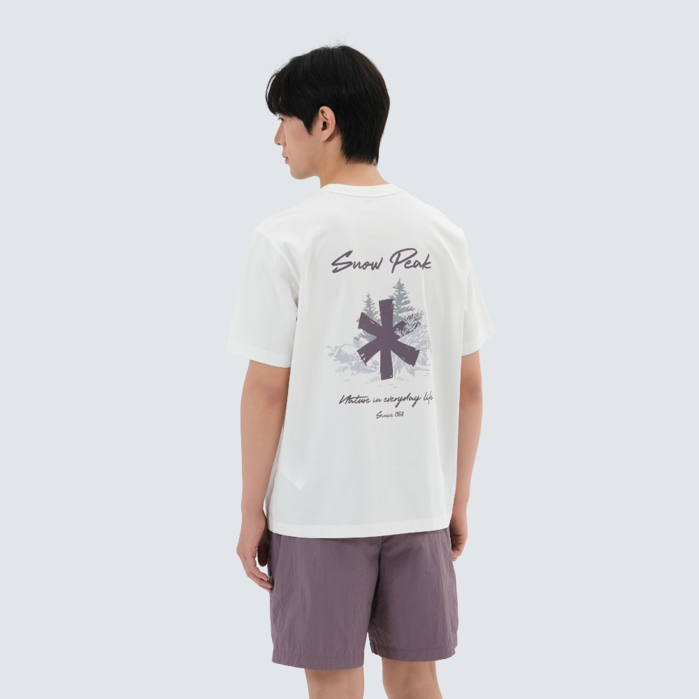 에어로쿨 아스타리스크 반팔 티셔츠 Off White
