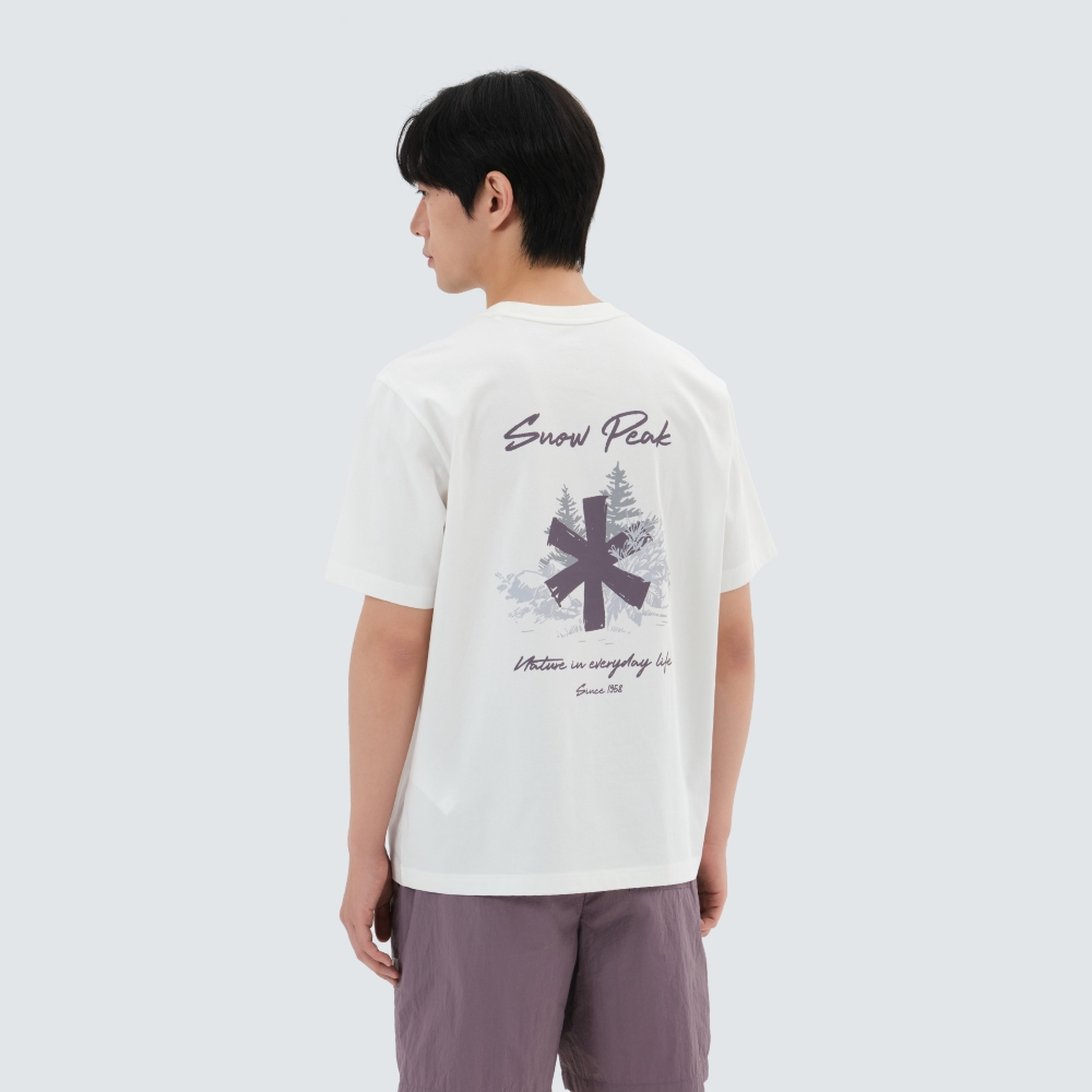 에어로쿨 아스타리스크 반팔 티셔츠 Off White
