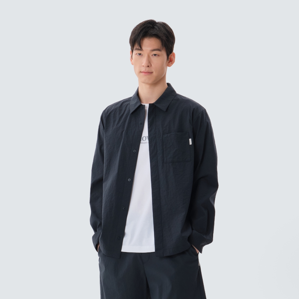 미닛 긴팔 셔츠 Dark Navy