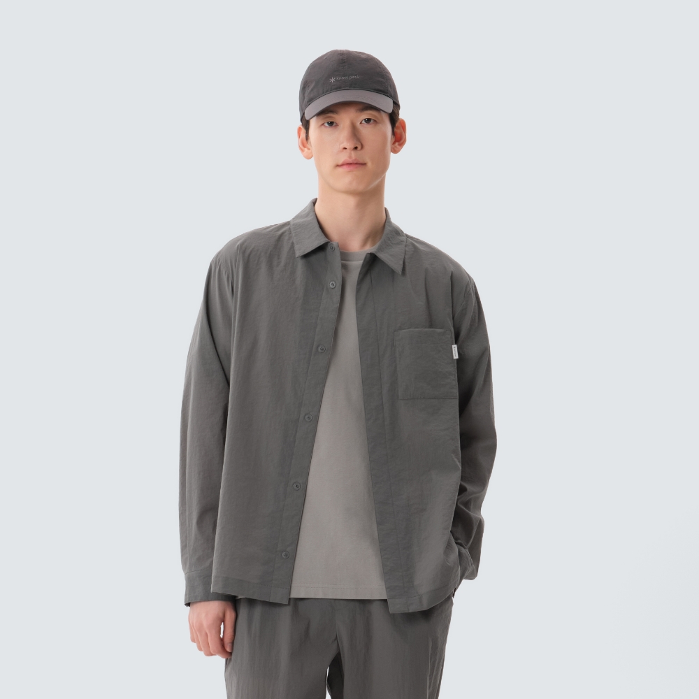 미닛 긴팔 셔츠 Dark Gray