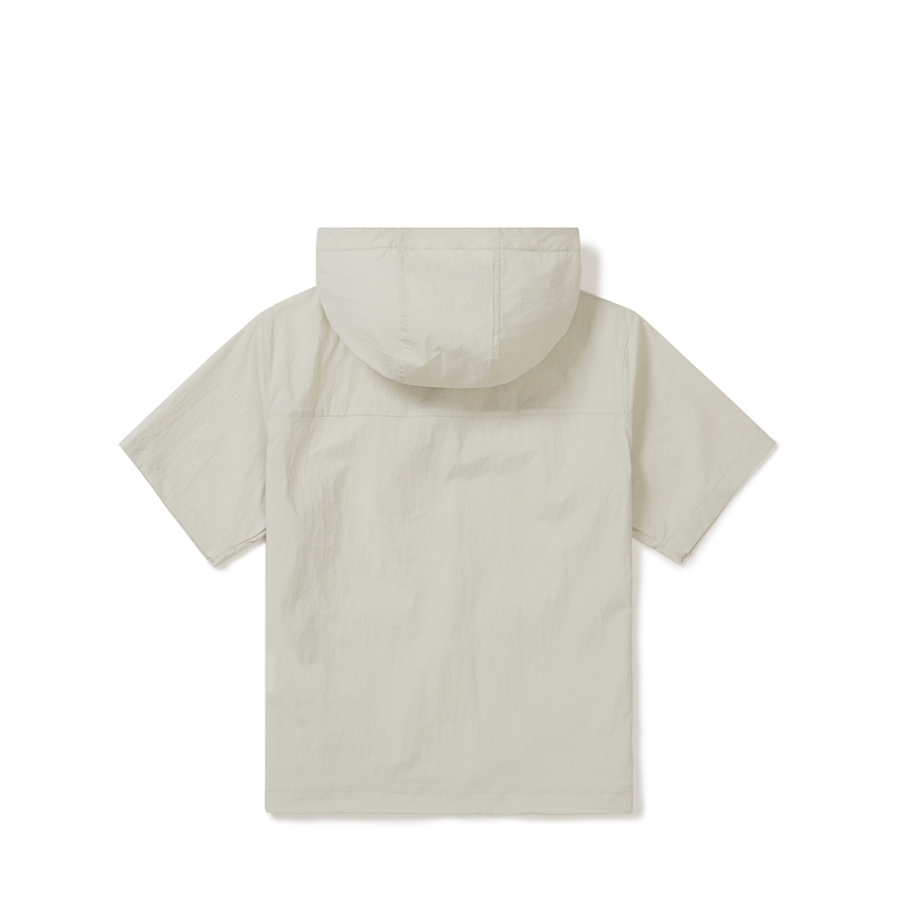 루트 여성 후드 반팔 아노락 Light Beige