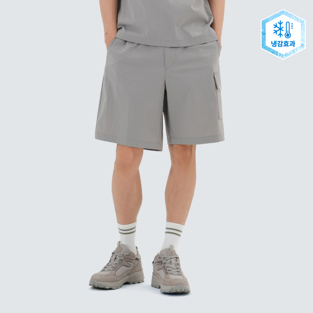 냉감 루트 5부 반바지 Gray