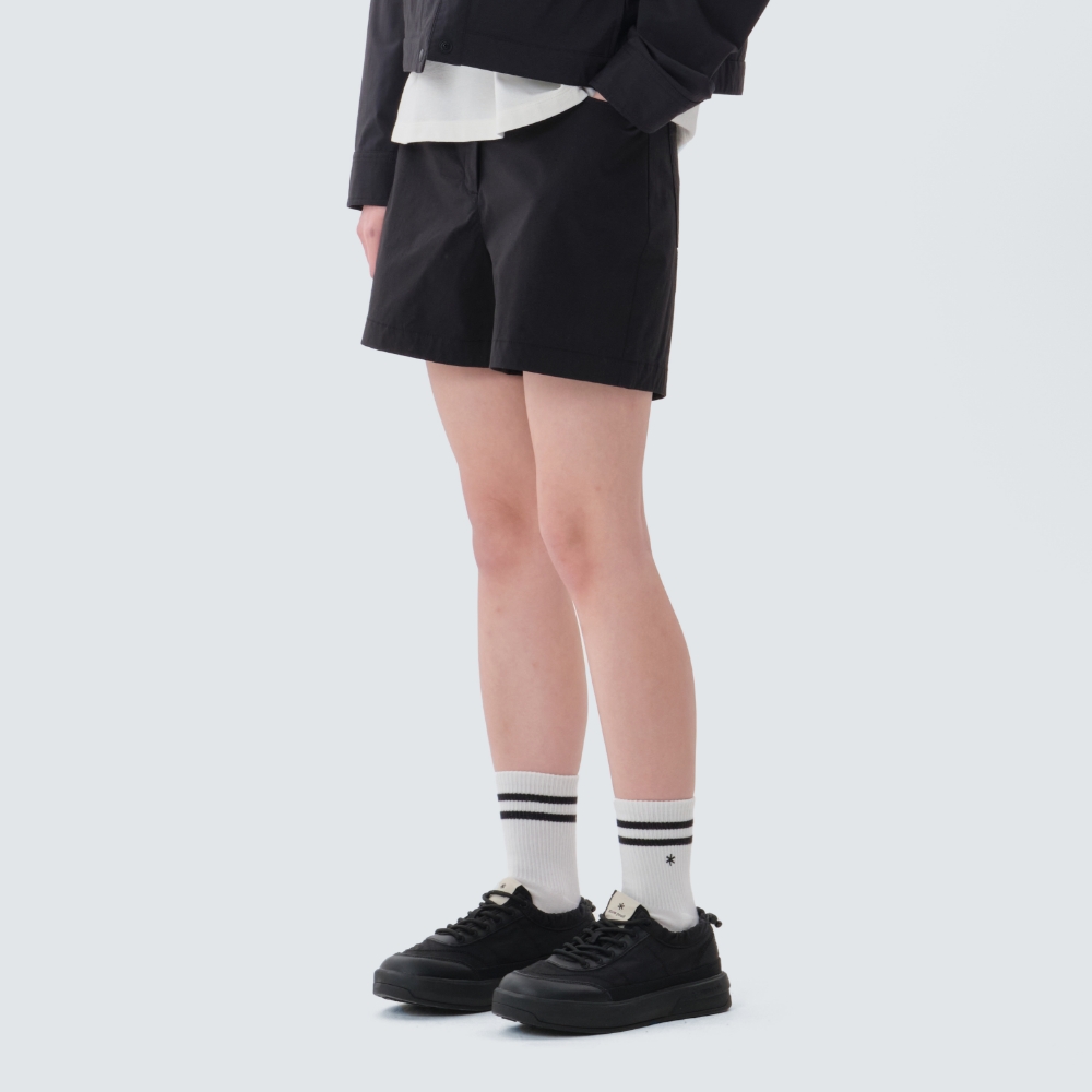 워크 여성 베이직 반바지 Black