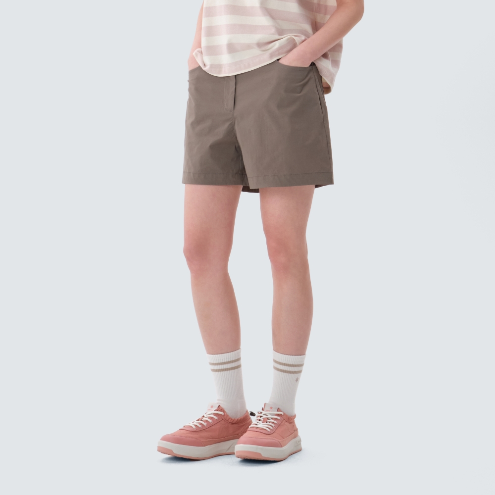 워크 여성 베이직 반바지 Khaki