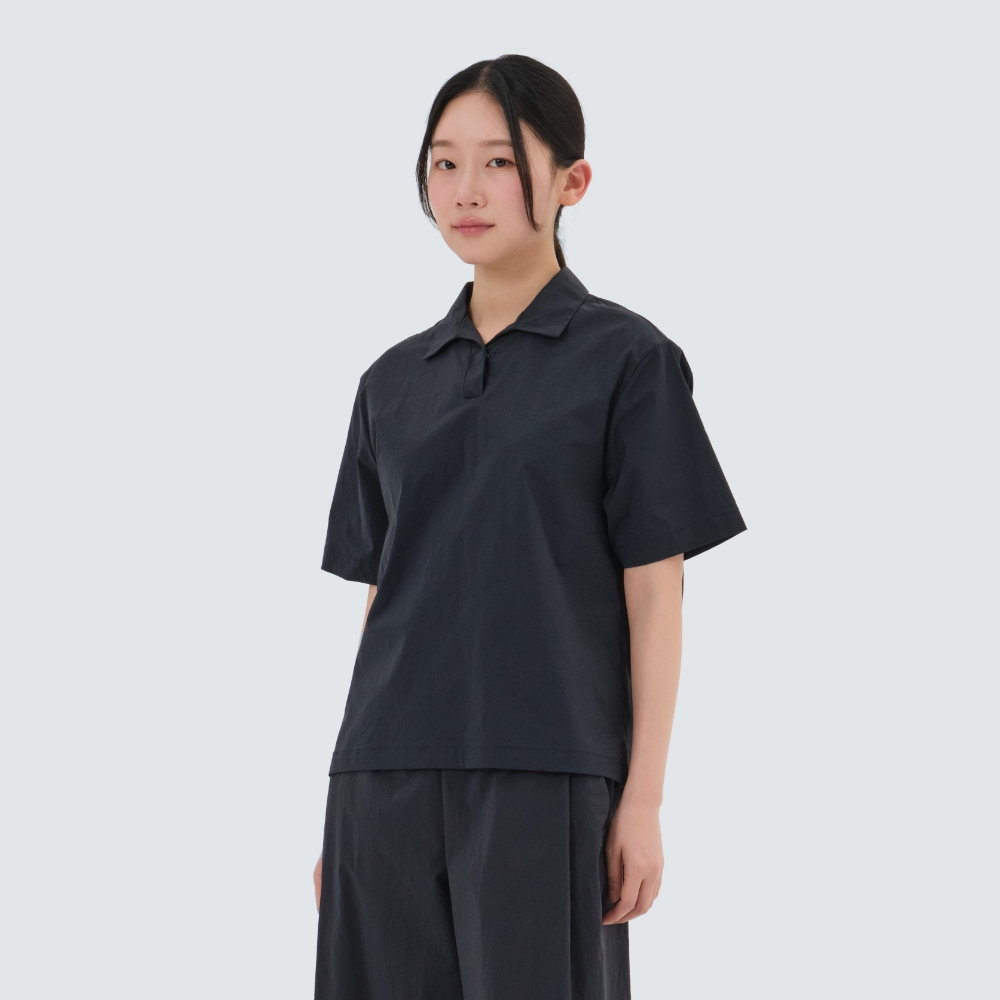 냉감 루트 여성 폴로 티셔츠 Navy