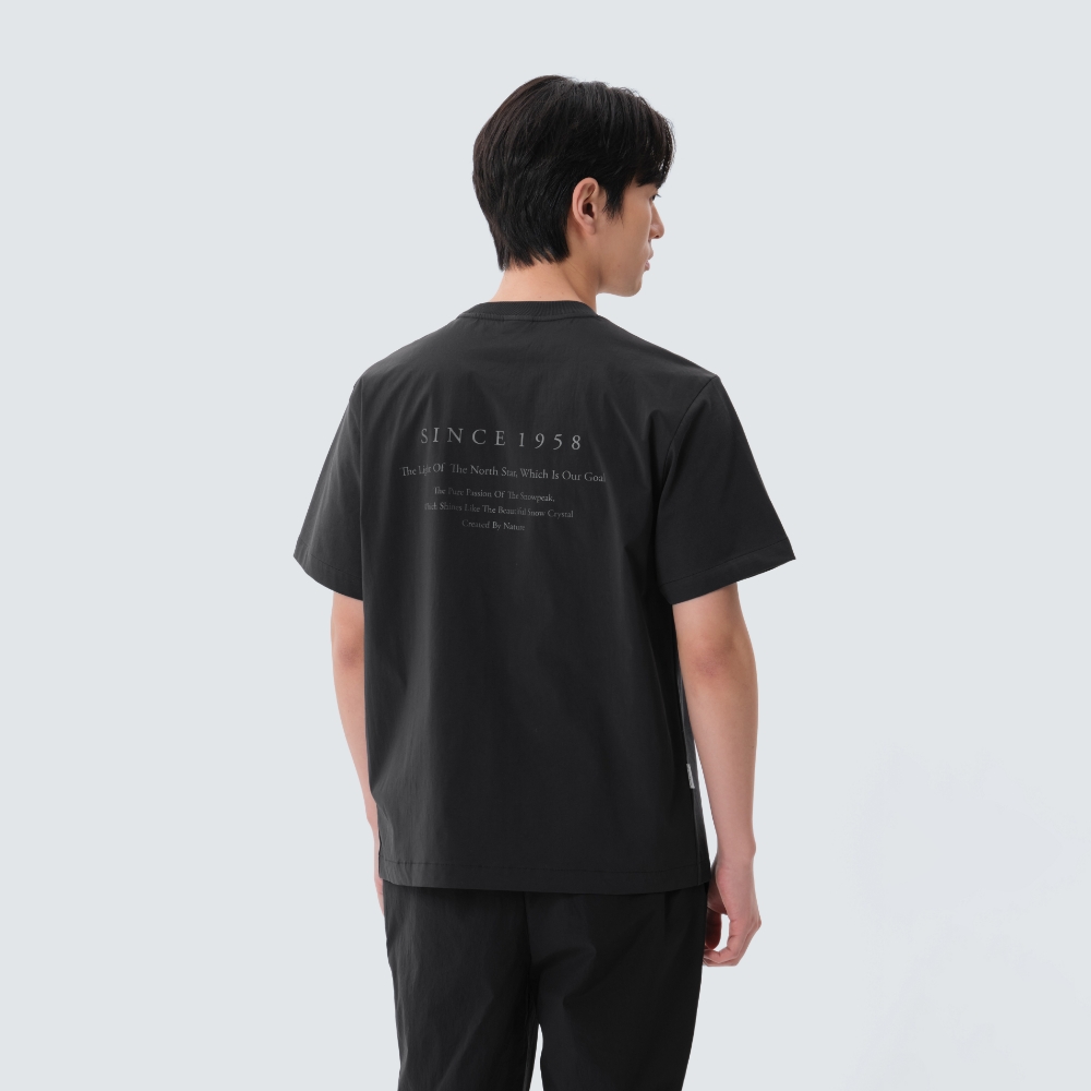 워크 하이브리드 반팔 티셔츠 Dark Charcoal