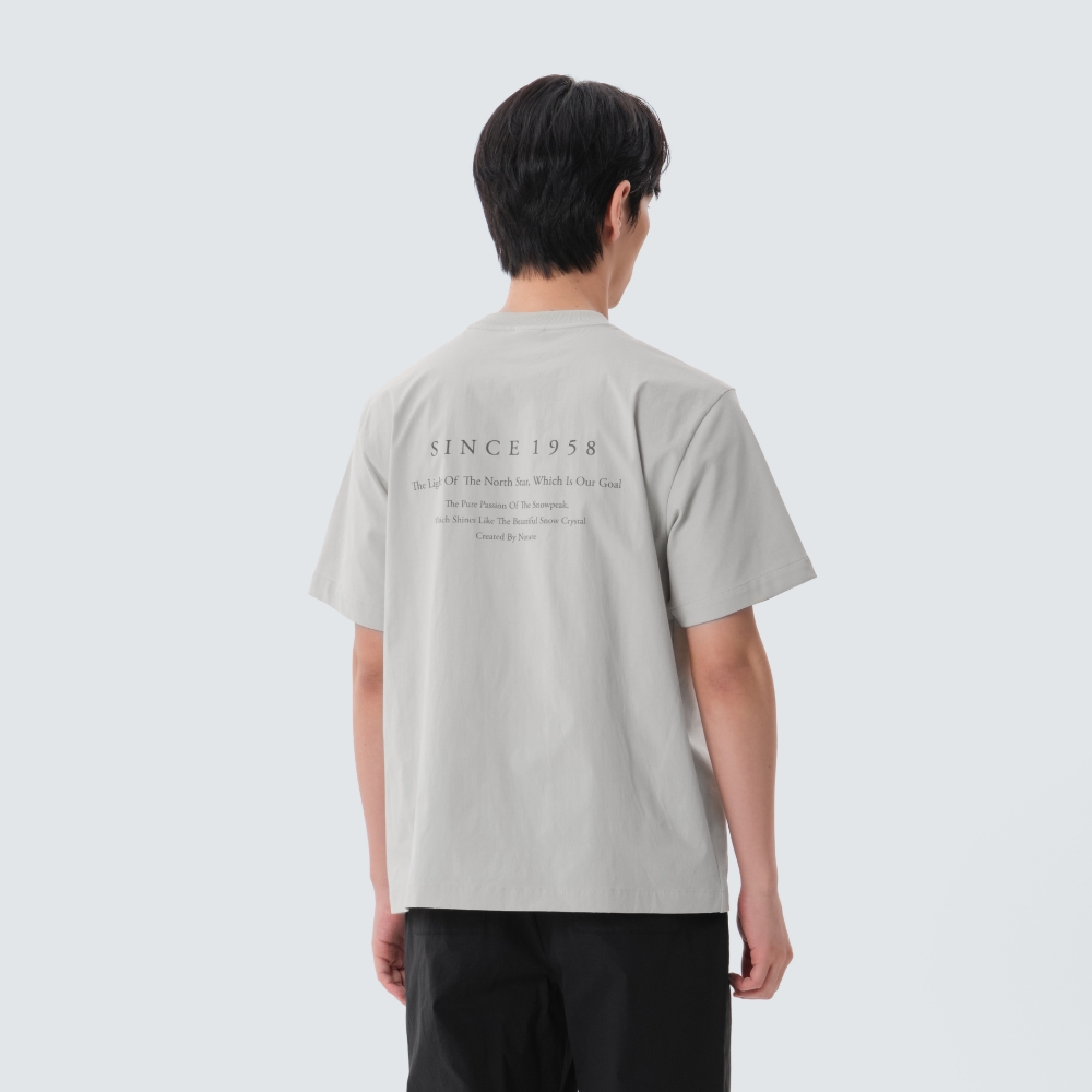 워크 하이브리드 반팔 티셔츠 Light Beige