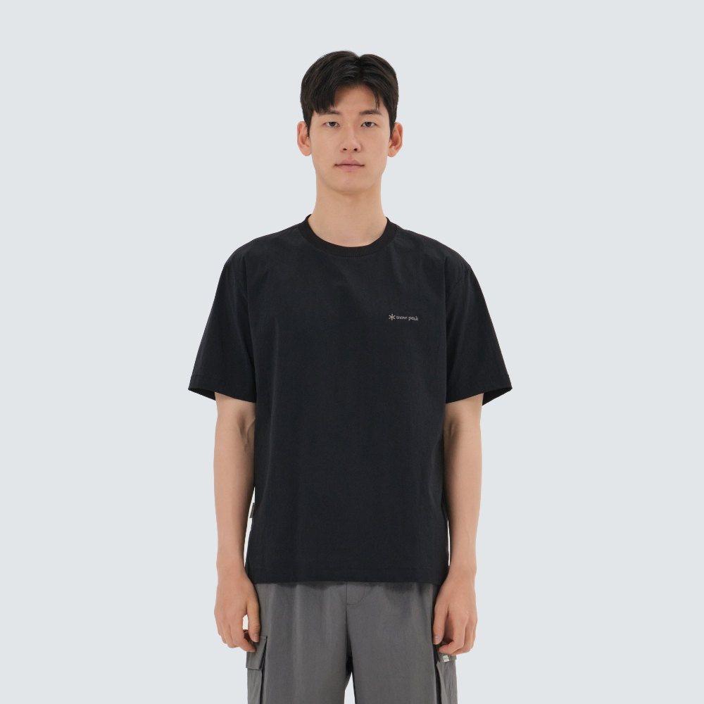 루트 베이직 반팔 티셔츠 Black