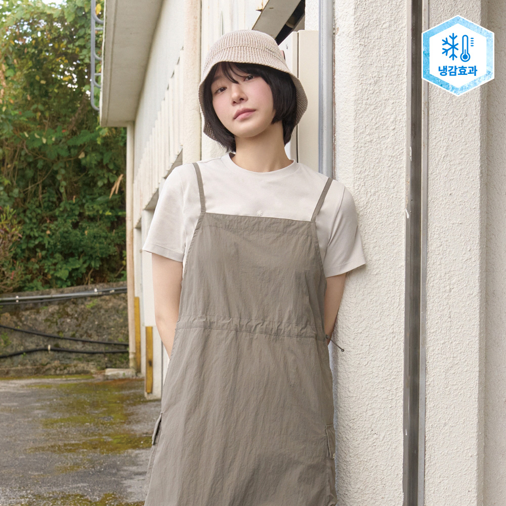 퀵드라이 여성 아스타리스크 반팔 티셔츠 Light Beige
