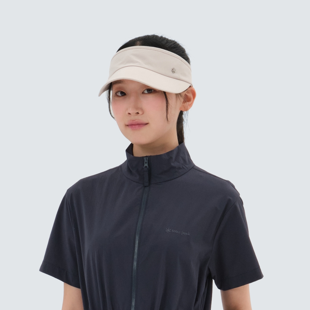 쿨링 여성 썬캡 Light Beige