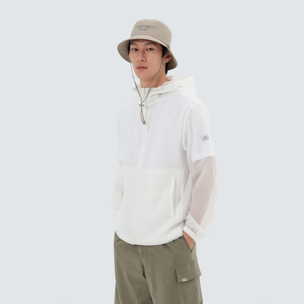 메쉬 방충 바람막이 White