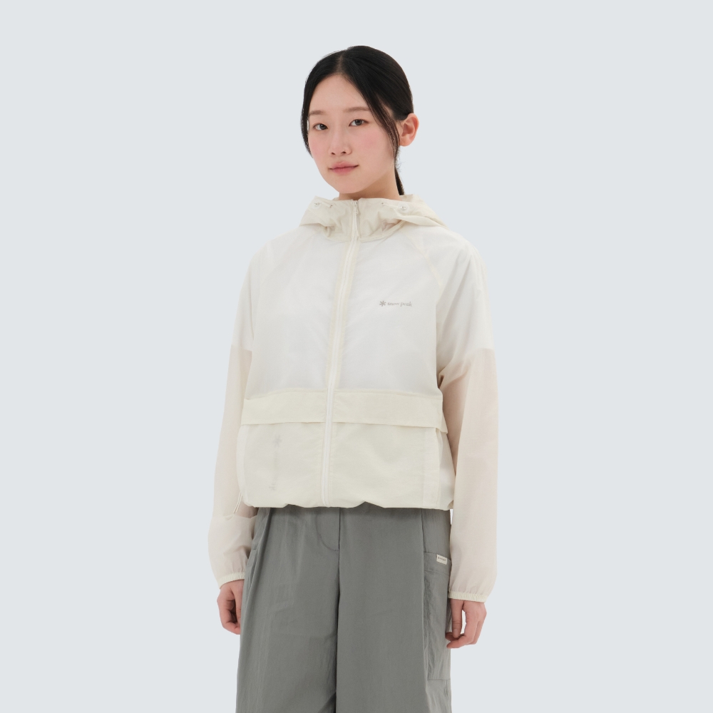 초경량 여성 바람막이 Butter Ivory