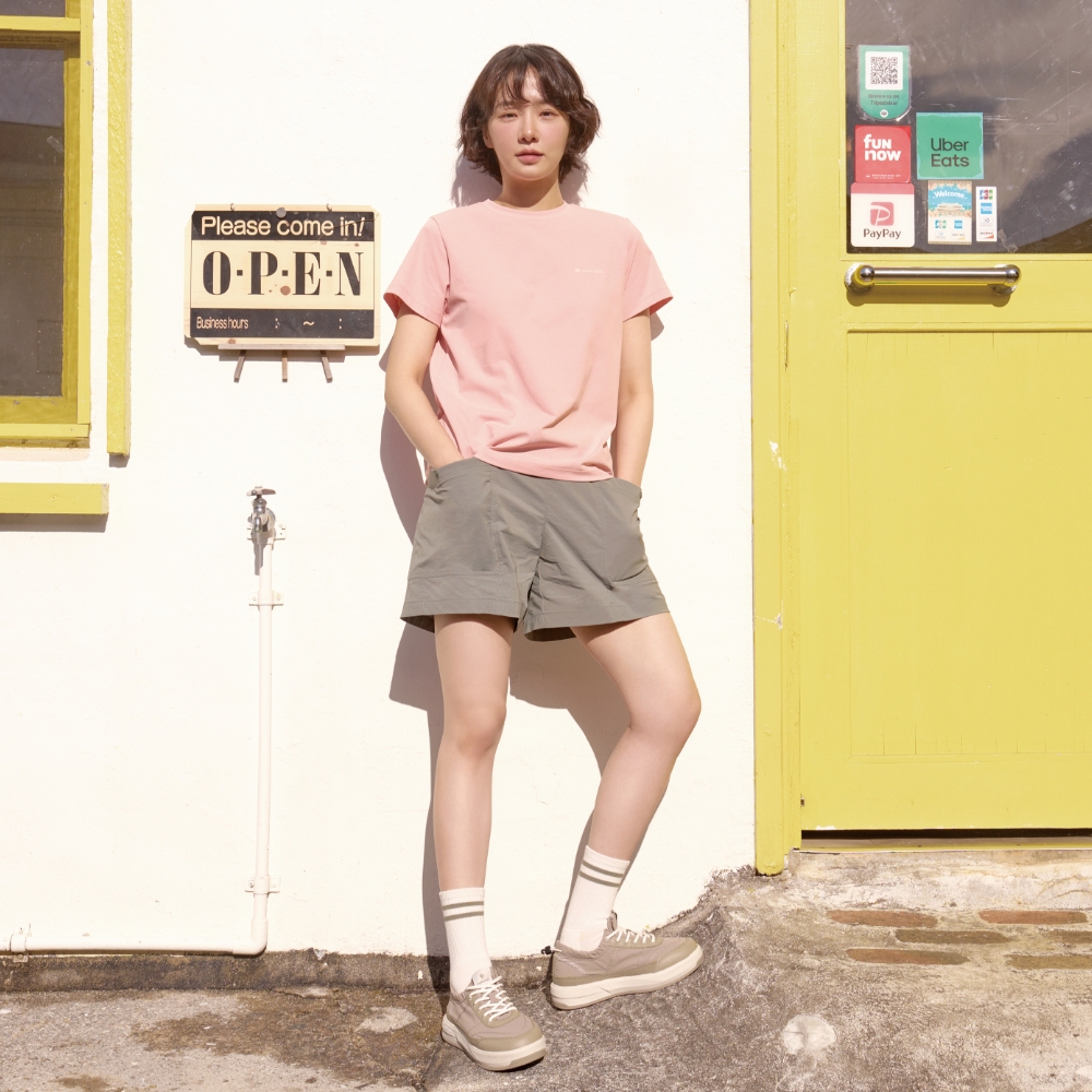 냉감 루트 여성 유틸리티 반바지 Light Khaki
