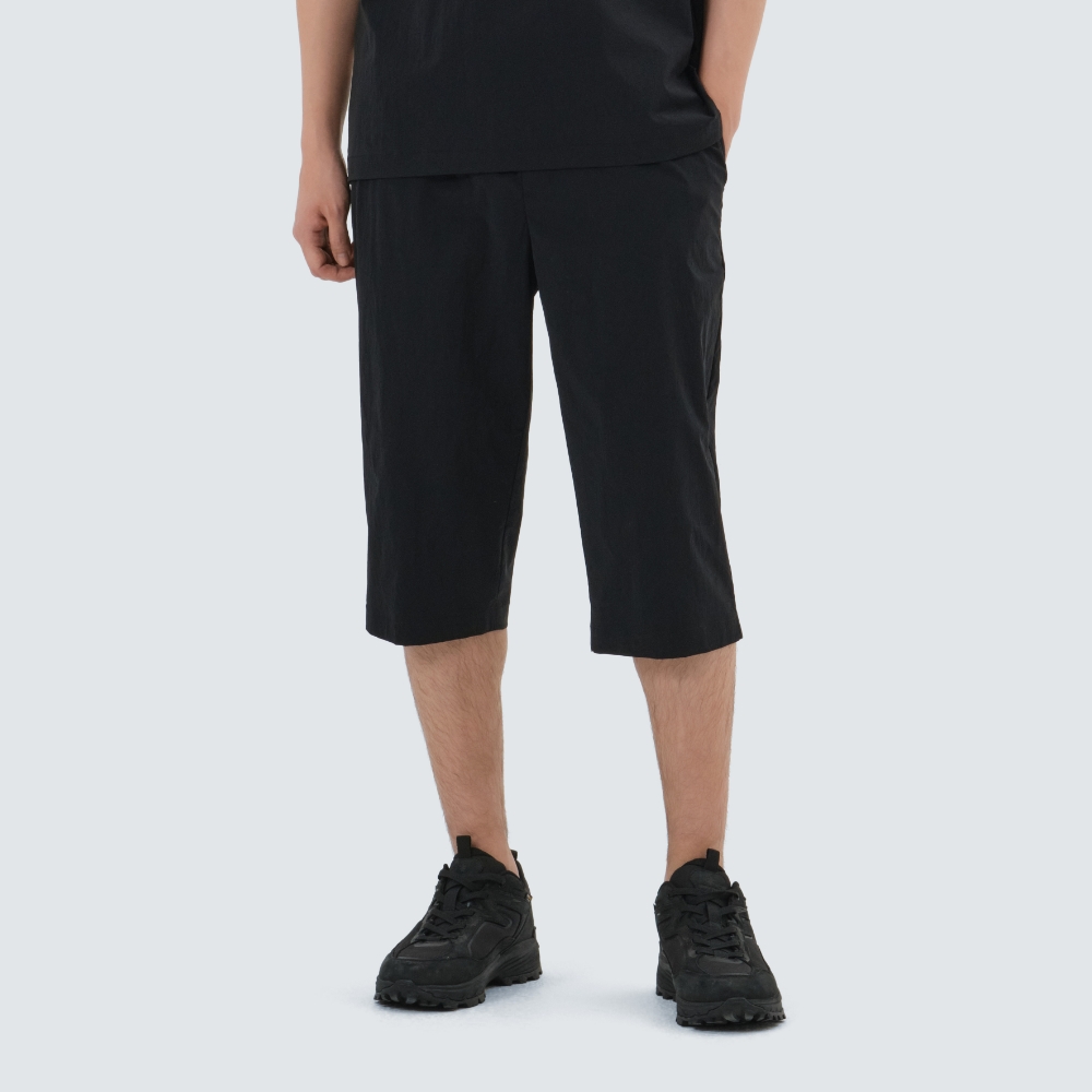 루트 7부 팬츠 Black