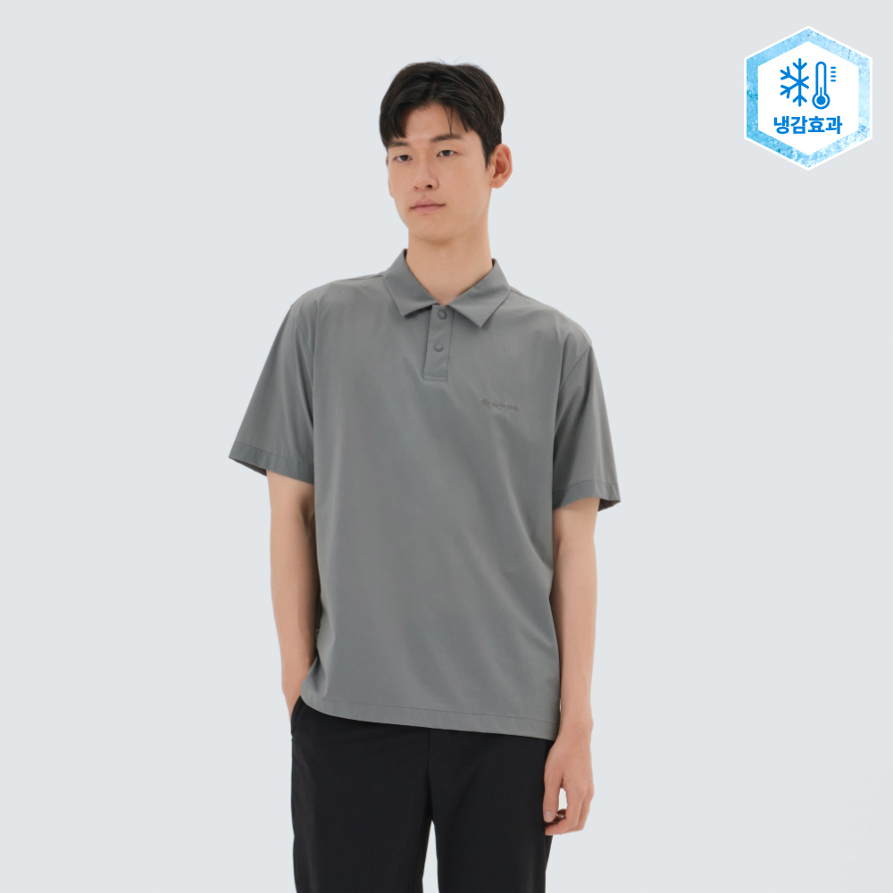 에어닷 반팔 폴로 티셔츠 Dark Gray