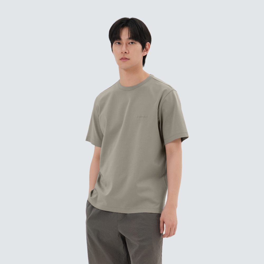 수피마 실켓 반팔 티셔츠 Fog Gray