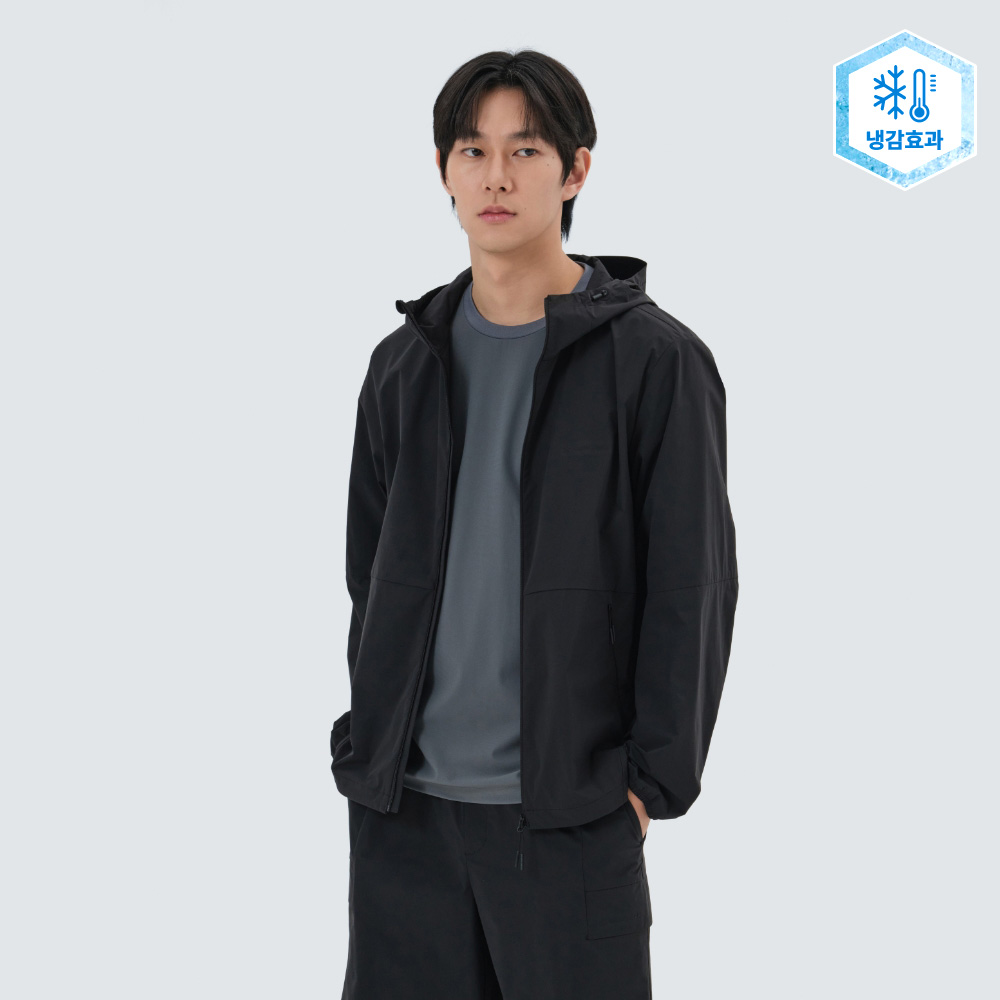 냉감 씬테크 바람막이 Black