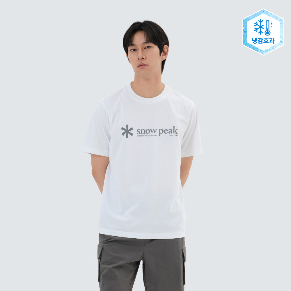 아스킨 빅로고 반팔 티셔츠 Off White