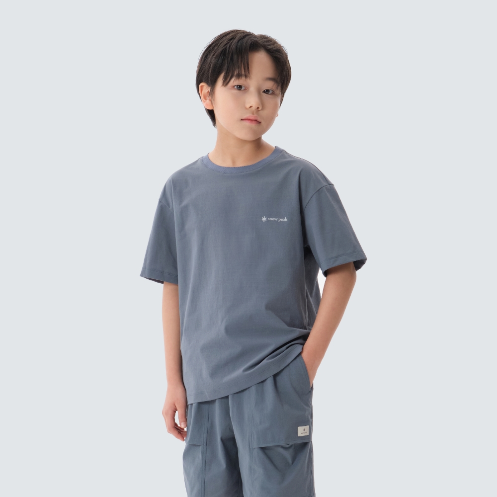 키즈 에어 퀵드라이 반팔 티셔츠 Pastel Blue