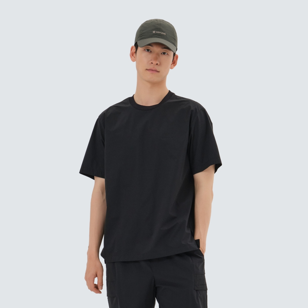 냉감 씬테크 베이직 반팔 티셔츠 Black