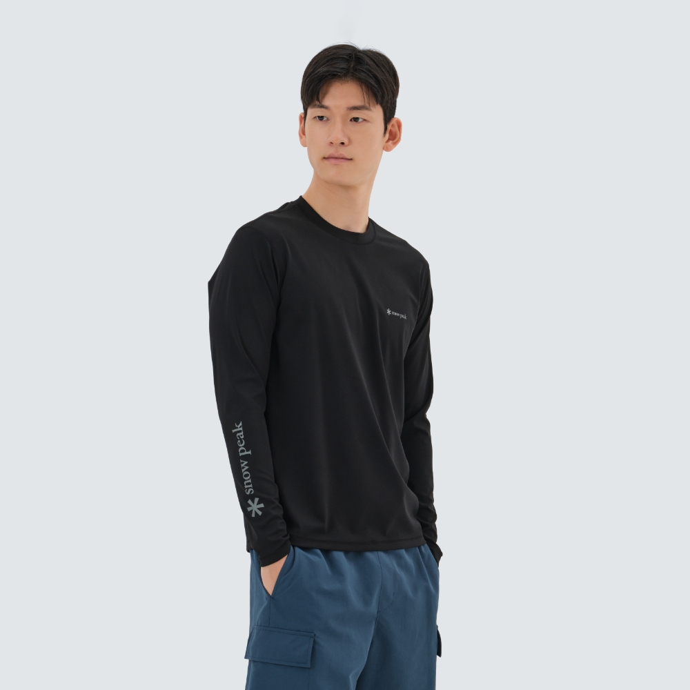 워터 베이직 래쉬가드 Black