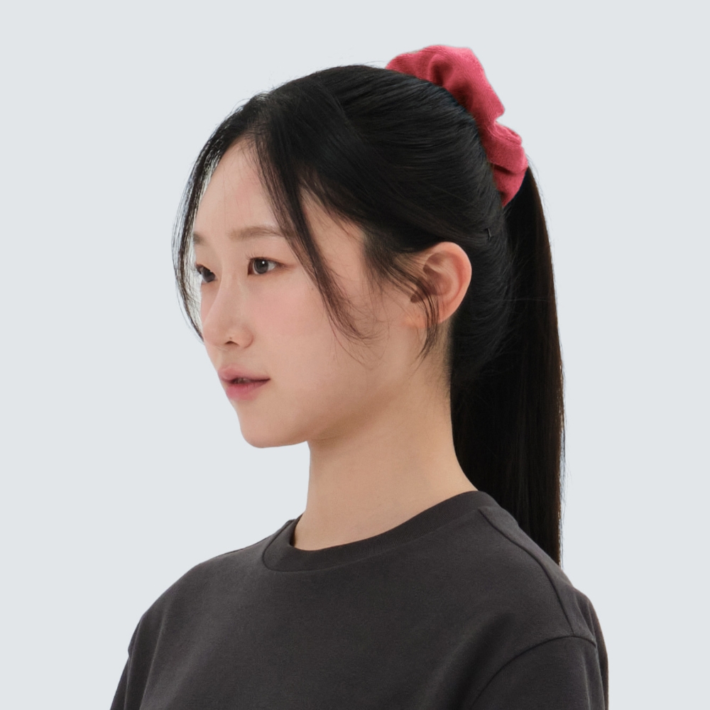[스노우피크 X 헤르시] 테리 스크런치 Pink