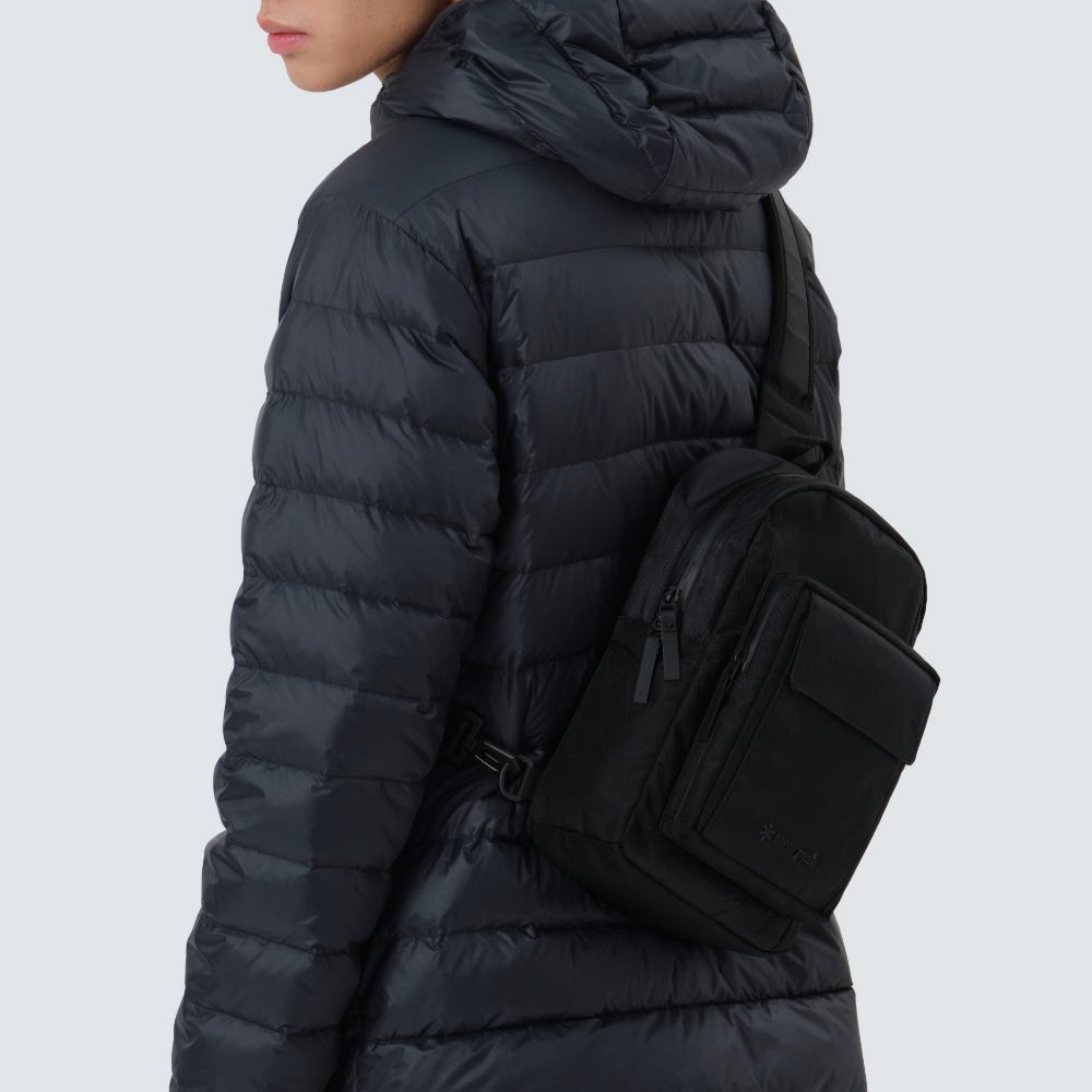 하이테크 슬링백 7L Black