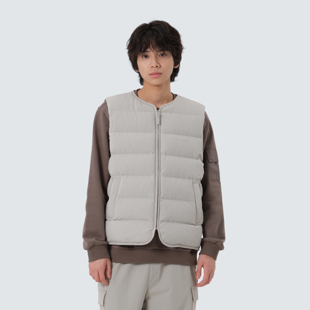 랜드 경량 다운 베스트 Light Gray