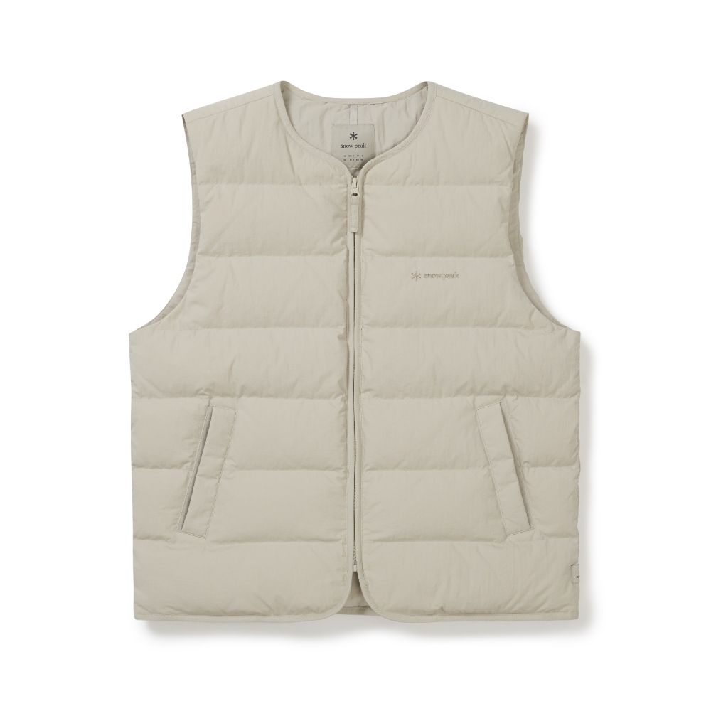 랜드 경량 다운 베스트 Light Beige